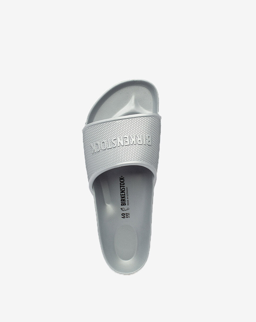 birkenstock barbados silver
