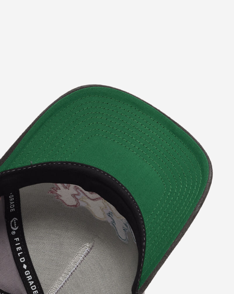 Field Grade Girls Girls Girls Twill Suede Trucker Hat 1005907 Grey 4