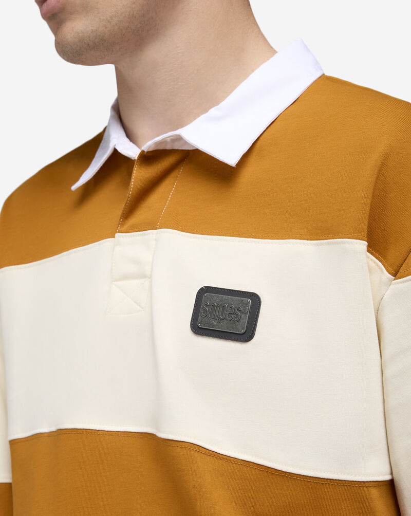 SNIPES Rugby Long Sleeve Tee FW25MF006-900 Orange 3