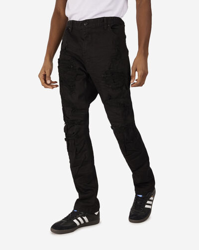 Stacked Multi Pocket Cargo Pants