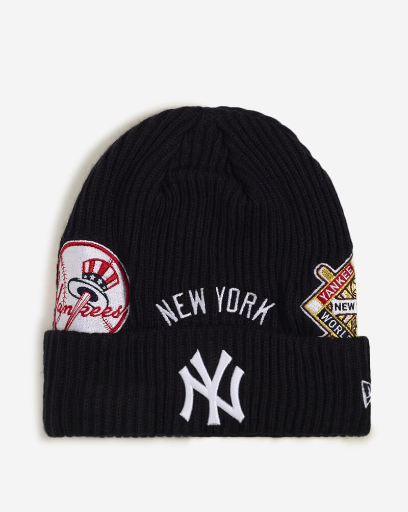 New Era New York Yankees Multi Print Knit Beanie 60833863 Blue 1