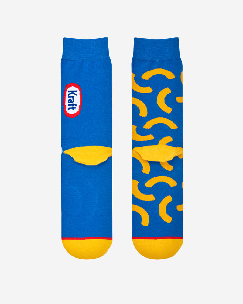Odd Sox Kraft Mac and Cheese Split Crew Socks (L) 35875MONCD Multi 4