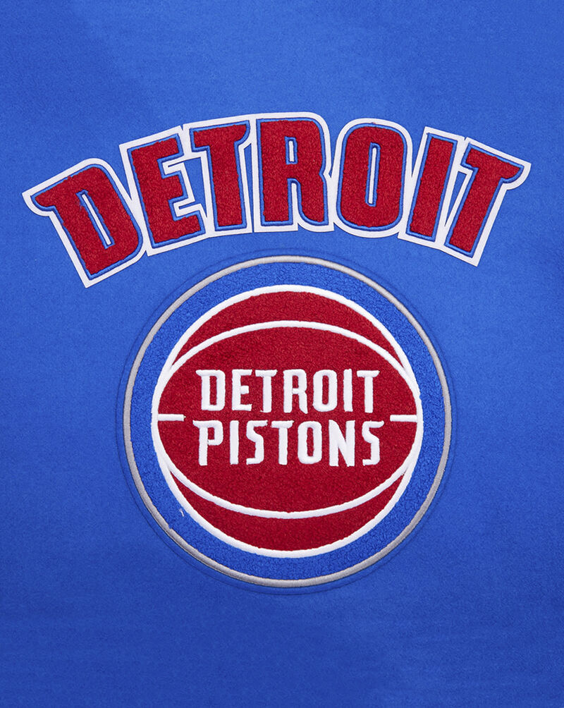 Detroit Pistons Retro Classic Rib Wool Varsity Jacket