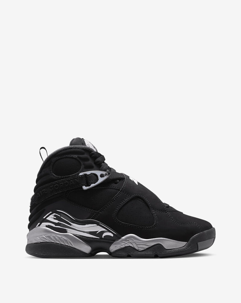Jordan Big Kids' Air Jordan 8 Retro "Chrome" 305368-007 Black 3