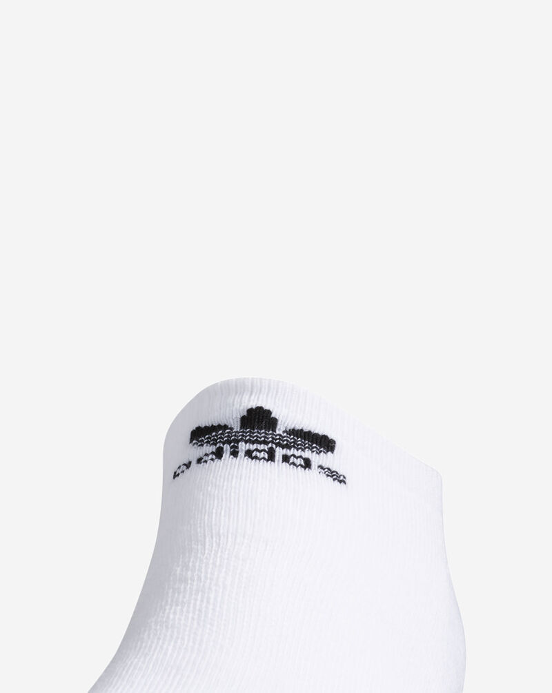 adidas Trefoil 6 Pack No Show Socks CI9858B White 2