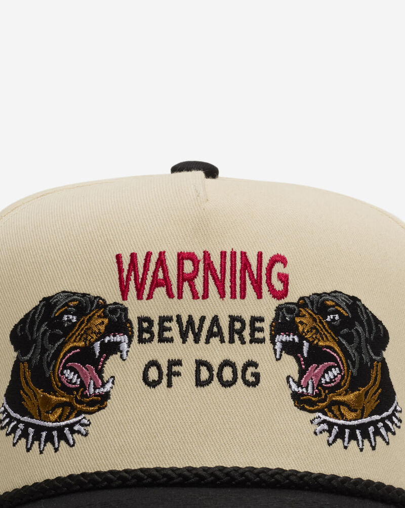 Field Grade Beware Of Rott Twill Trucker Hat 1005030 cream 2