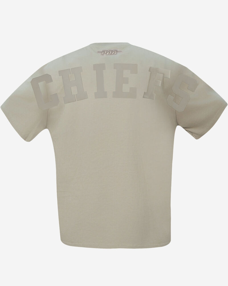 PRO STANDARD Kansas City Chiefs Wingspam Drop Shoulder Tee FKC1410487-TAU Beige 3