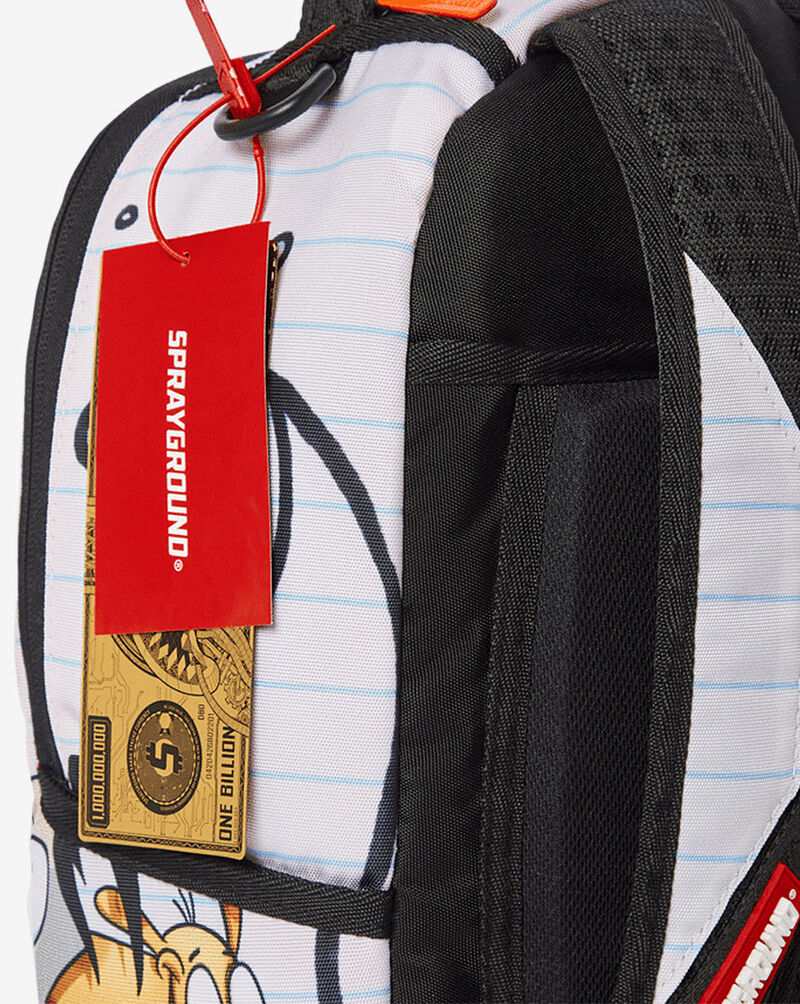 Sprayground Sponge DoodleBob Eat Ur Friends Backpack B3653 White 6