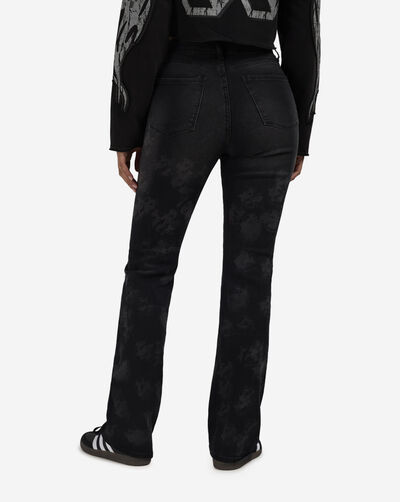 Boot Cut Cascade Stud Denim Jeans