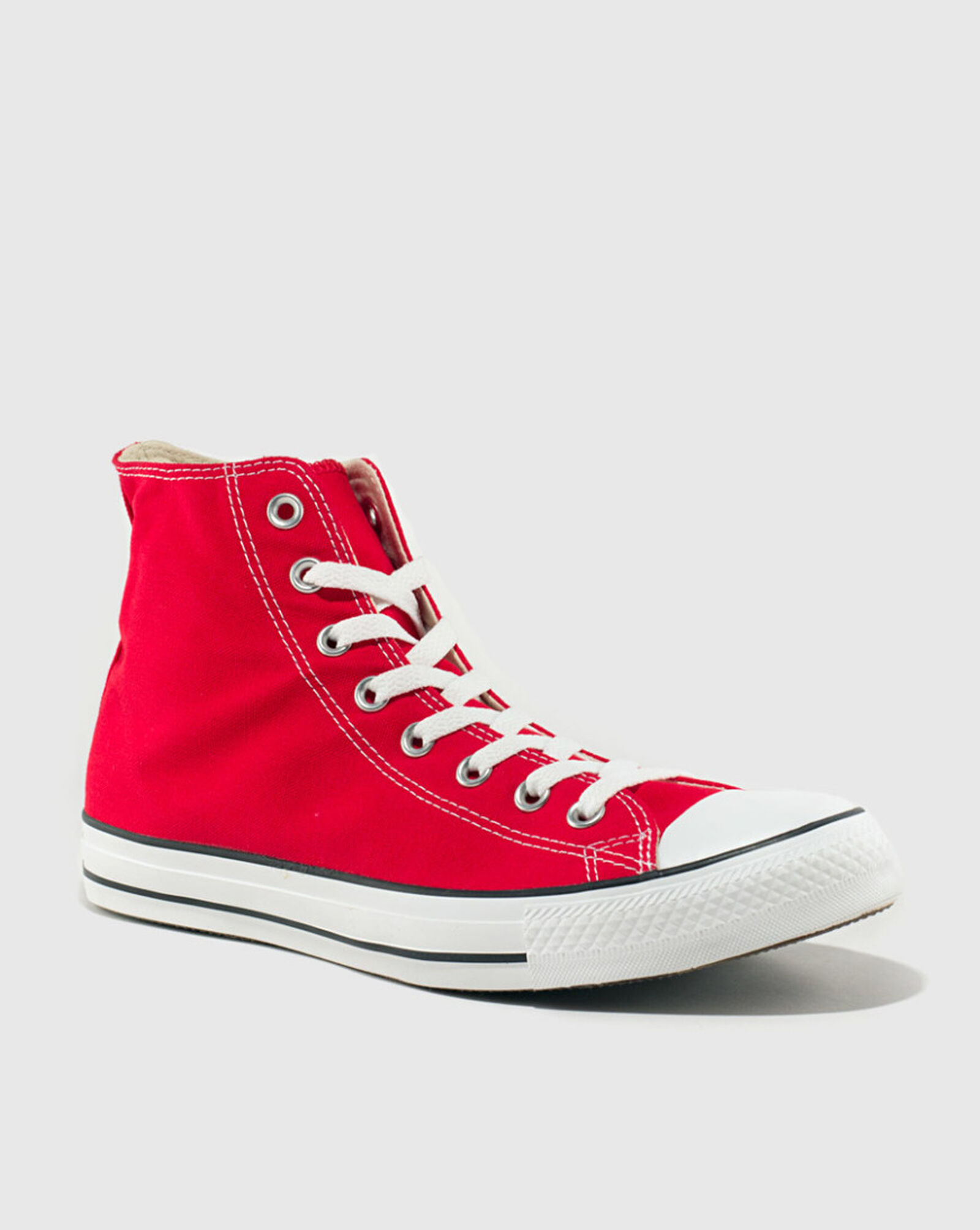 Red high top converse chuck taylor