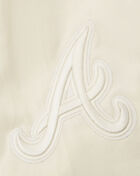 PRO STANDARD Atlanta Braves Neutral CJ Drop Shoulder Tee LAB137001-EGG Beige 2