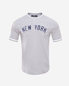 PRO STANDARD New York Yankees Classic Chenille Double Knit Tee  LNY131891-GRY Grey 1
