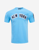 PRO STANDARD New York Yankees Short Sleeve Classic Chenille Tee LNY131148-UNI Blue 1
