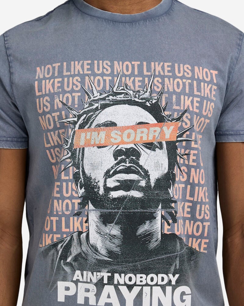 Mister Tee Nobody Praying For Me Tee MTUS357A-US-02428 Blue 3