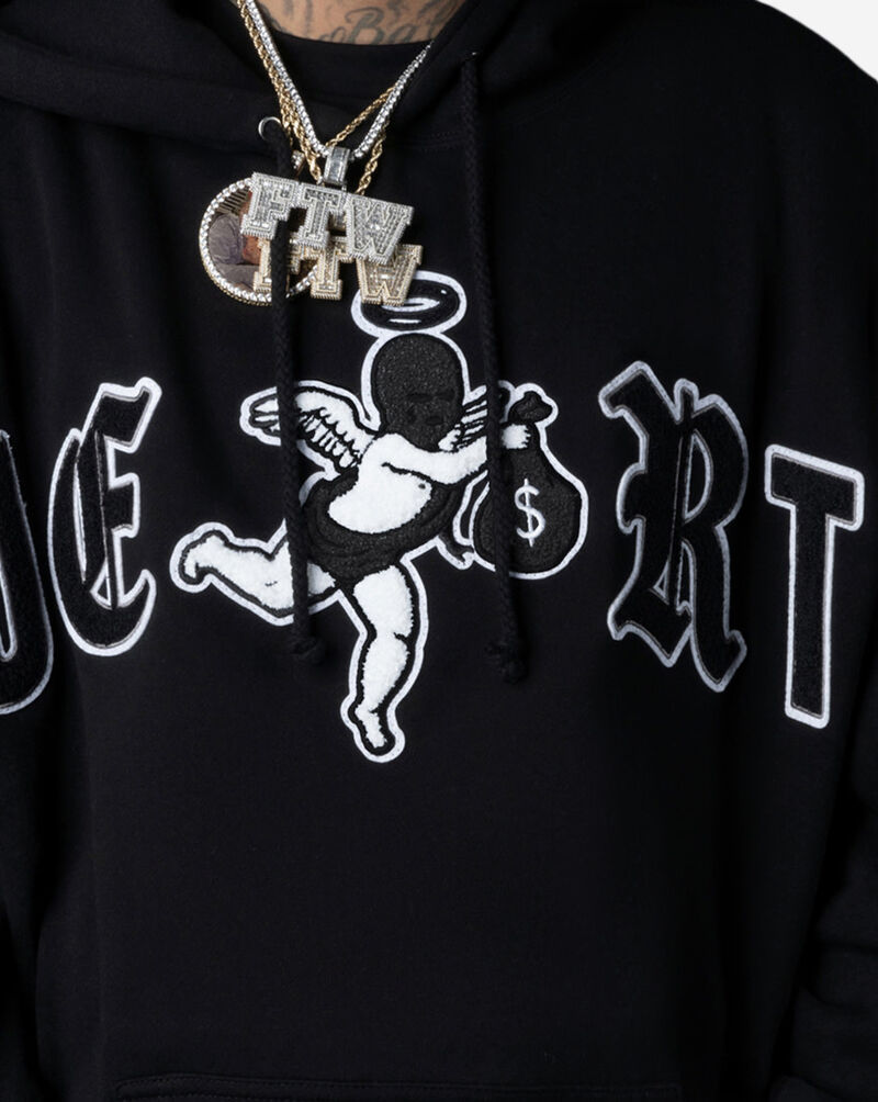 Hasta Muerte Motivated LTTRS Hoodie HM-REDLABELMOTIVATEDBLCKLTTRS-HOOD-BLK Black 2