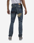 Distressed Patchwork Jeans