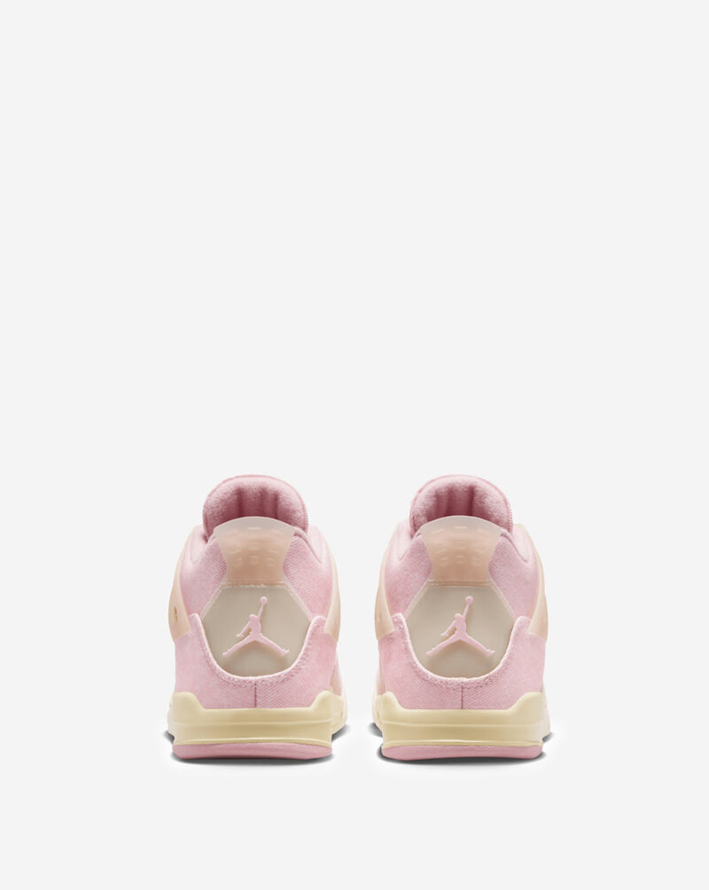 Jordan Little Kids' Air Jordan 4 Retro "Pearl Pink and Iced Carmine" IB6715-600 Pink 4