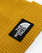 The North Face Logo Box Cuffed Beanie NF0A3FJXH9D Yellow 3
