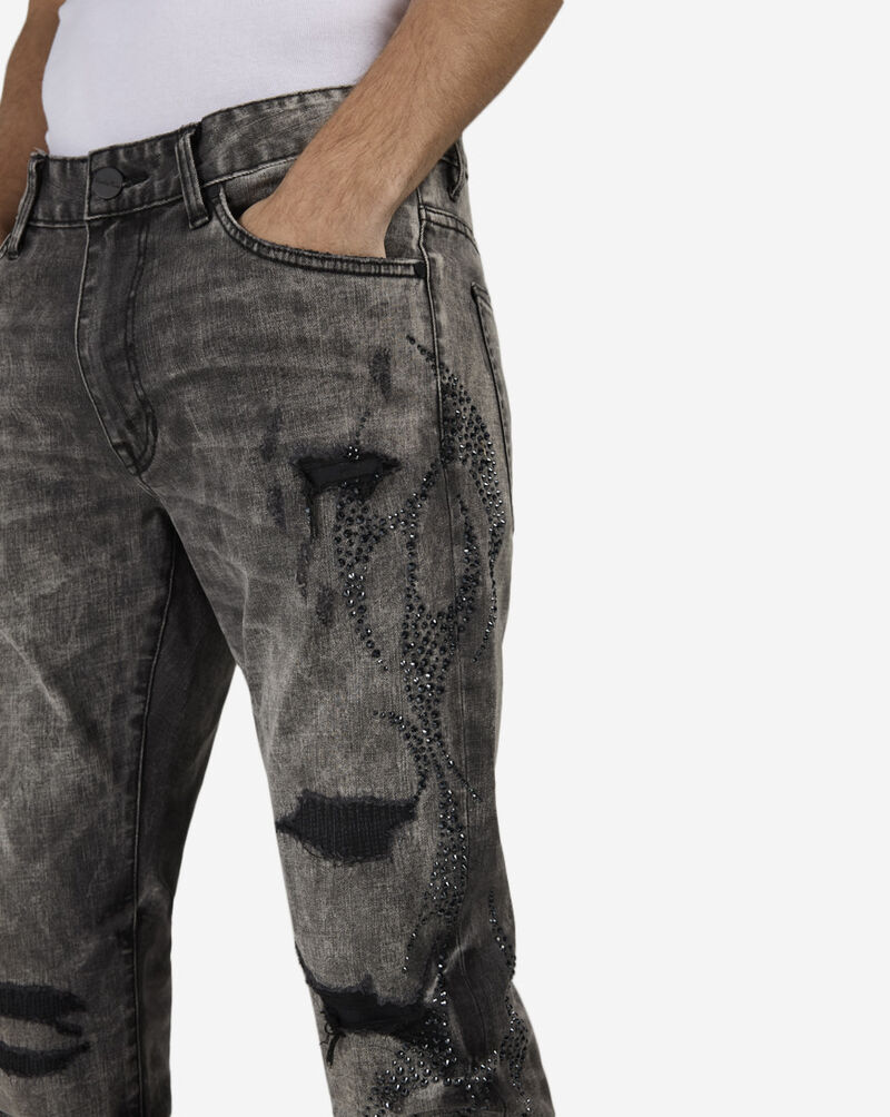 Smoke Rise Chaos Abyss Jeans JP26S429SN-BLK Black 3