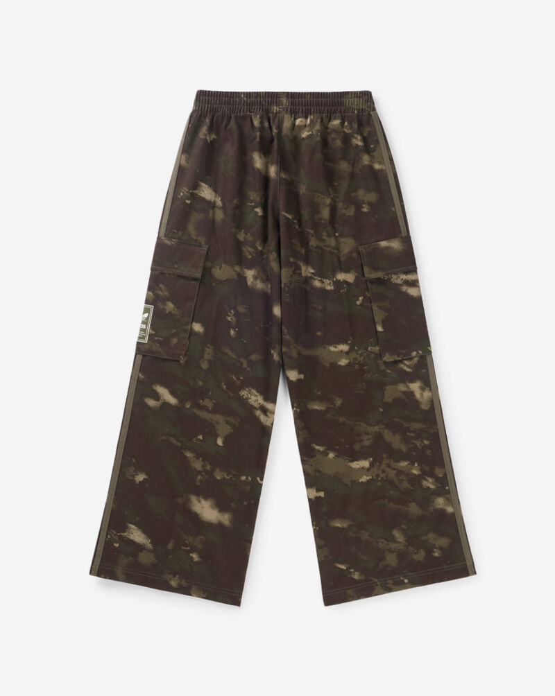 adidas Kids' Elastic Waistband 3-Stripes Camo Cargo Pants OK07688-AV17-304 Camo 3