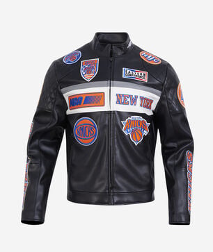 New York Knicks Moto Jacket