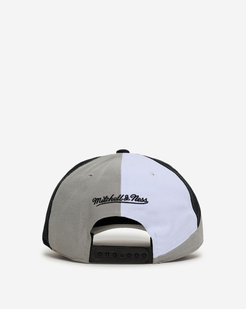 Mitchell  Ness New Era Pro Crown Retro Snapback Hat HP18075-CWSGYWH Grey 3