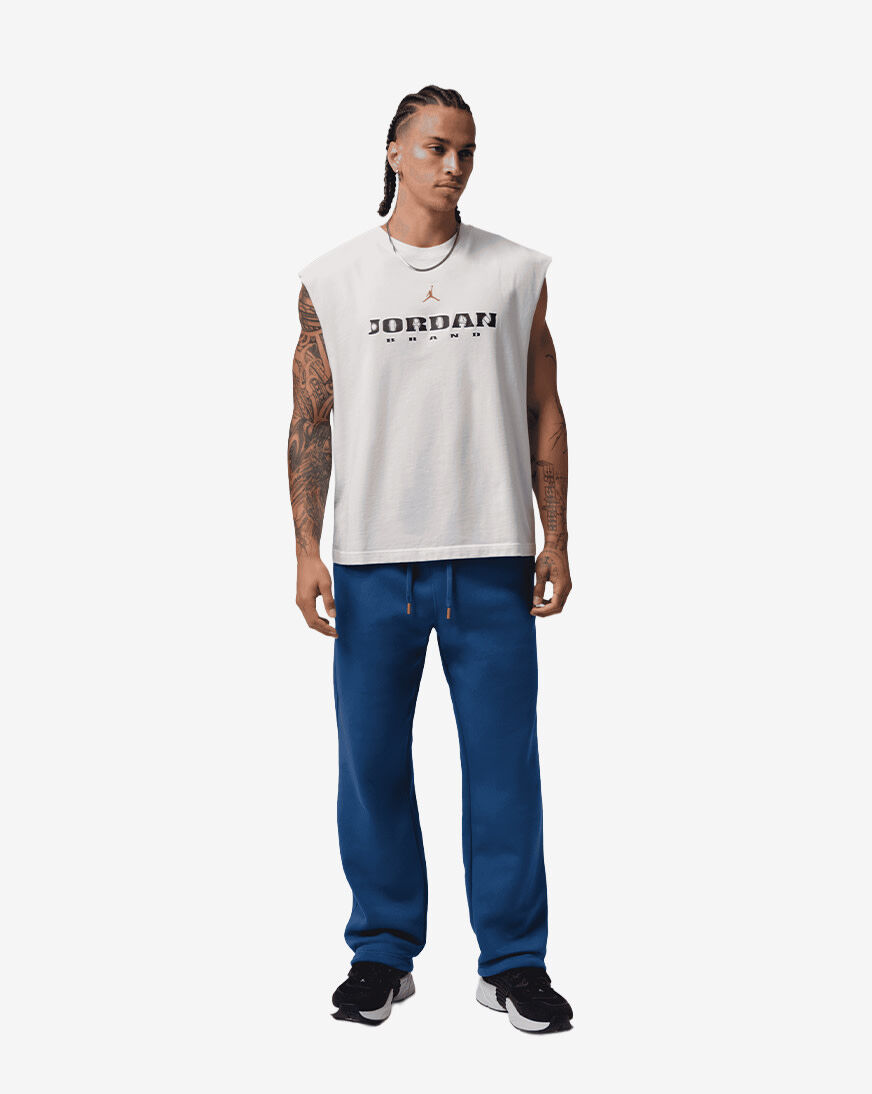 Shop Jordan Brooklyn Statement Fleece Open-Hem Pants IM9203-485