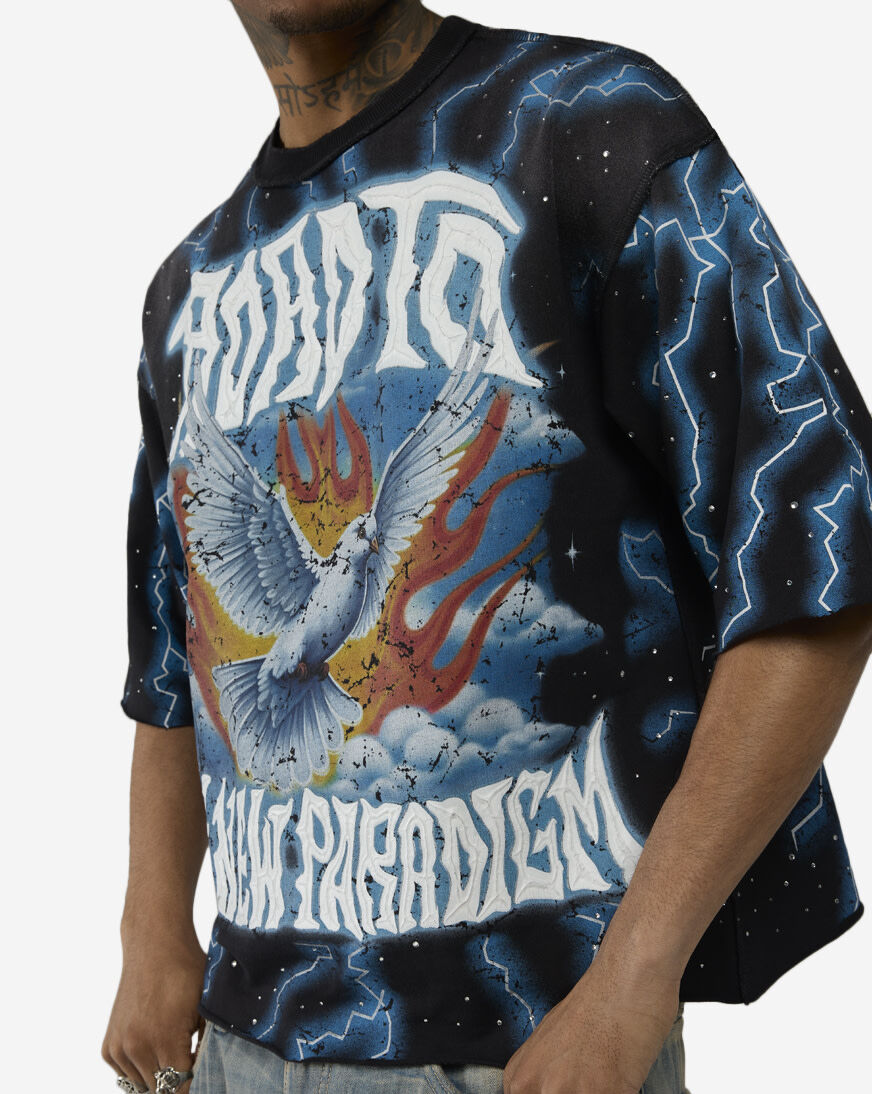 専用 22SS Ford Tee Saint Rage×Fuct 両袖プリ XL Shop First Row Road to the New Paradigm Mini Terry Cropped Tee
