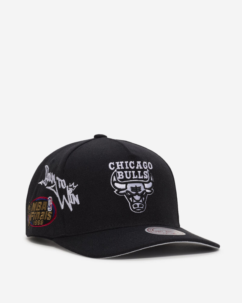 Mitchell  Ness Chicago Bulls Home Of Pro Pinch Fit Snapback Hat HP10055-CBUBLCK Black 1