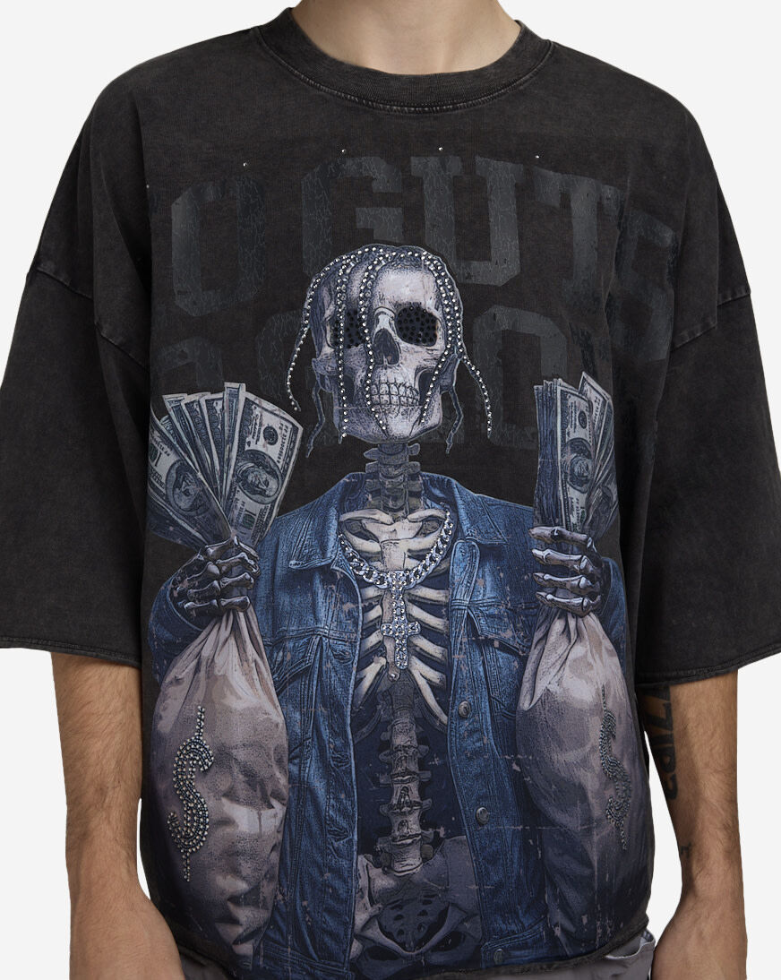 Shop Roku Studio No Guts No Glory Tee RK1481897-WBK black | SNIPES USA