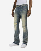 Smoke Rise Studded Rip Repair Stacked Flare Jeans  JP25712SNZ-BLU Blue 1