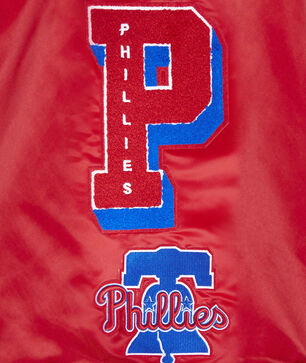 Philadelphia Phillies Mash Up Rib Satin Jacket 