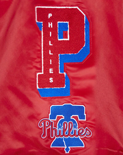 Philadelphia Phillies Mash Up Rib Satin Jacket 