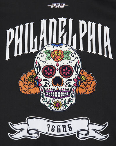 Philadelphia 76ers Day of The Dead hoodie