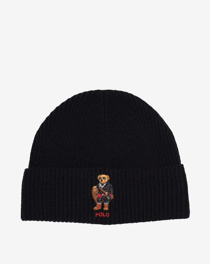 Polo Ralph Lauren Holiday Bear Beanie PC1454-001 Black 1