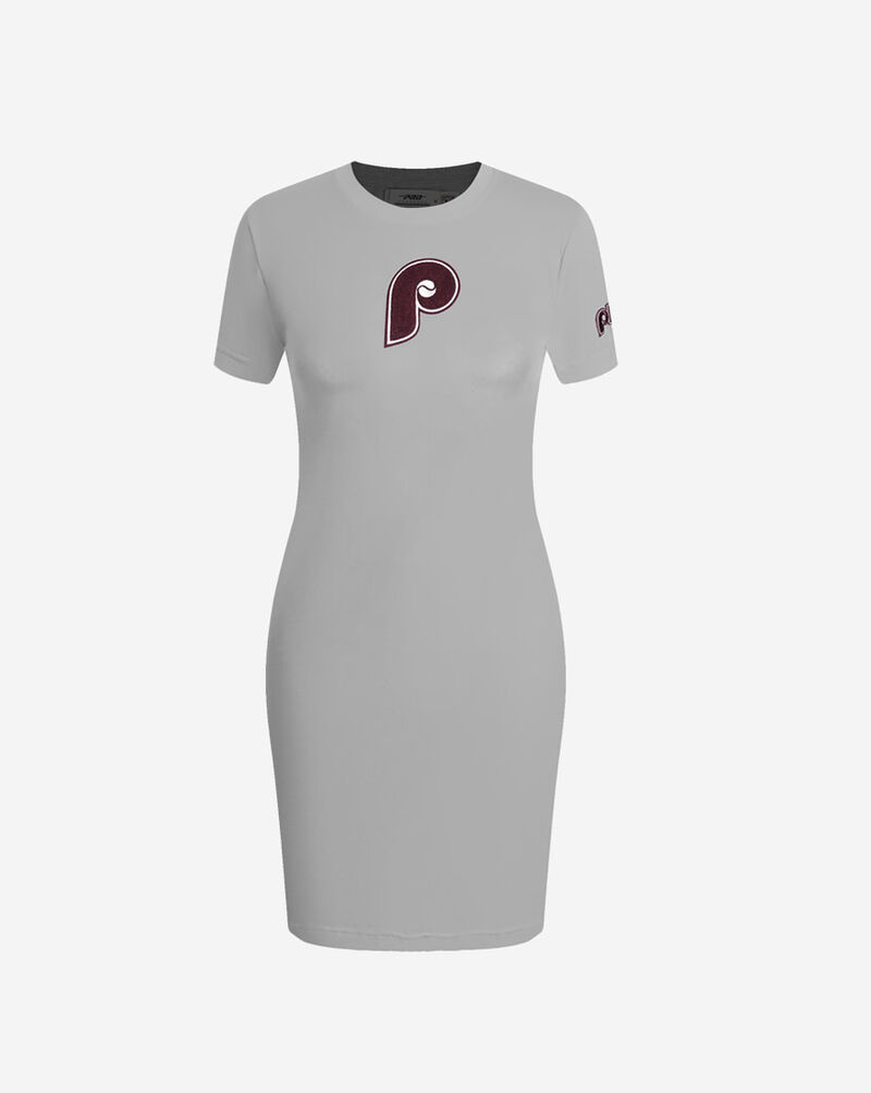 PRO STANDARD Philadelphia Phillies Classic Body Con Dress LPHB37318-HGR Grey 1
