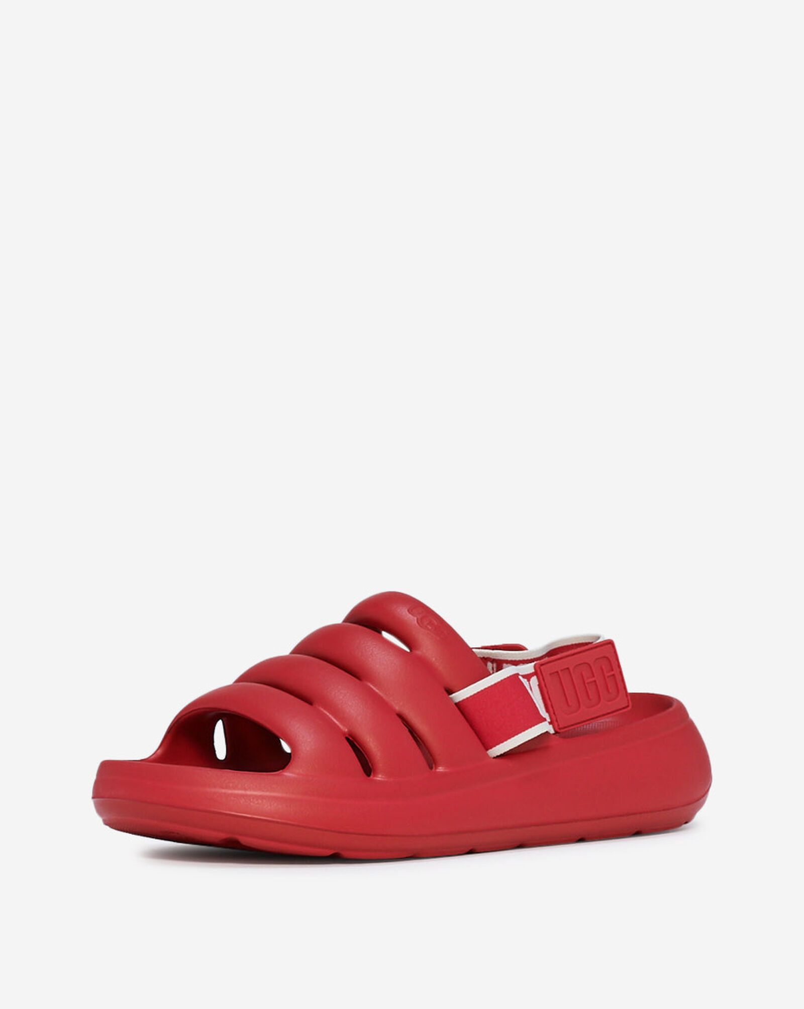 Shop UGG Sport Yeah Slides 1126811SBR red SNIPES USA