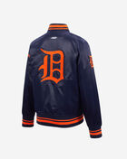 Big Boys' Detroit Tigers Retro Classic Rib Satin Jacket
