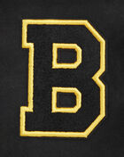 PRO STANDARD Boston Bruins Retro Classic Rib Wool Varsity Jacket HBBH67272-BYE Black 4