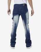 Stacked Panel Denim Jeans 