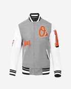 Baltimore Orioles Classic Old English Rib Wool Varsity Jacket
