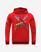 St. Louis Cardinals Mash Up Rib Fleece Pull Over Hoodie