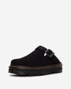 Zebzag Suede Slingback Platform Mules