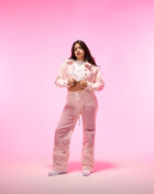 Twill Contrast Pants