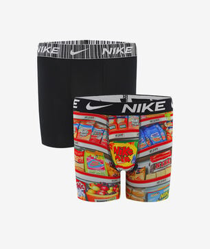 Big Kids' 2PK Printed Long Boxer Briefs