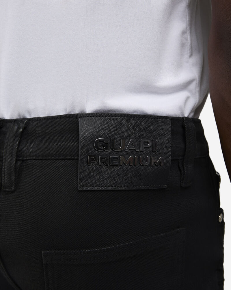 Guapi Obsidian Buckle Denim Jeans OBSIDIAN-BLK-BUCKLE Black 5