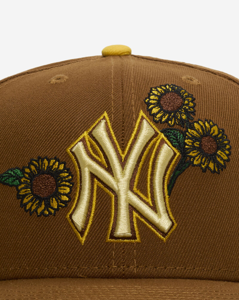 New Era 59Fifty New York Yankees Sunflower Fitted Hat 60949325 Brown 2