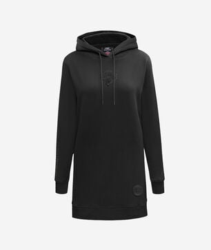 New York Knicks Triple Black Fleece Hoodie Dress