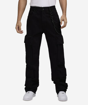 Baggy Cargo Pants With Chain
