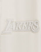 Los Angeles Lakers Neutral Drop Shoulder Fleece Pull Over Hoodie